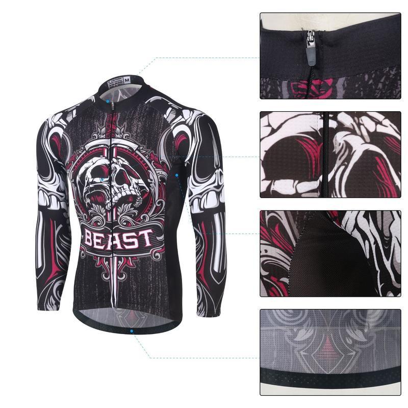 Трикотажные изделия для езды на велосипеде, комплект одежды для велоспорта, быстросохнущая мужская одежда для велосипеда с длинным рукавом, костюм