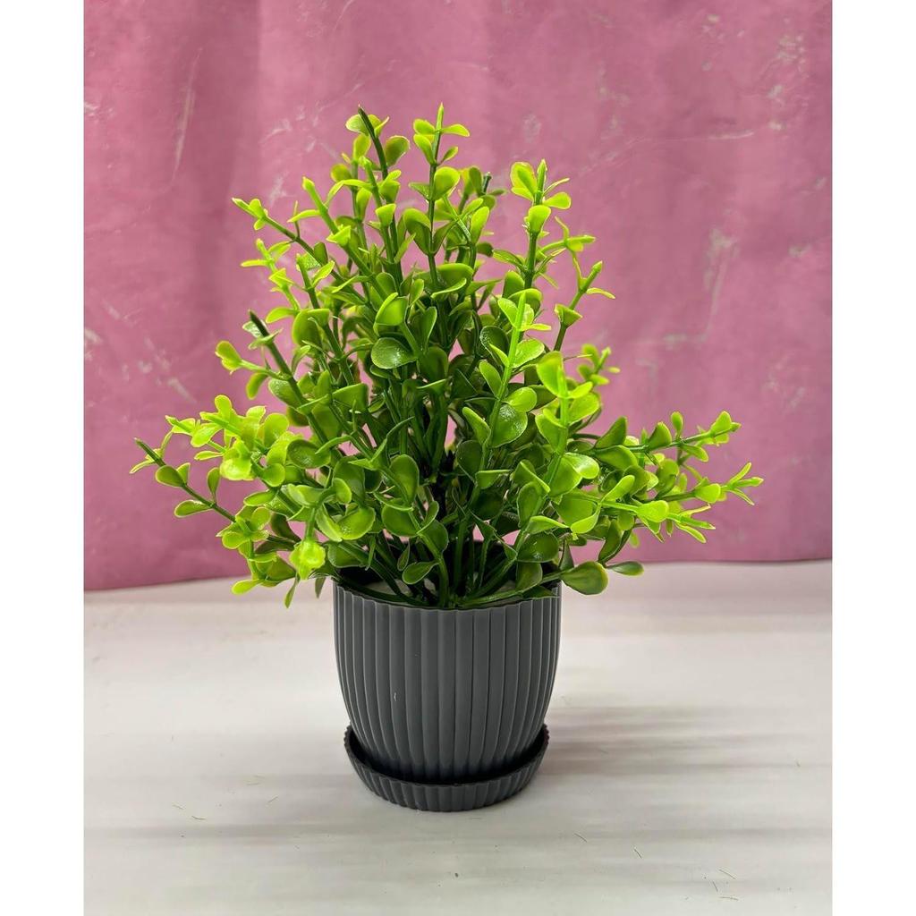 Пластиковые 6 штук Искусственные растения Маленькие, Мини искусственные растения для дома Фермерский дом Ванная полка Декор (Много, Высота : 17см)