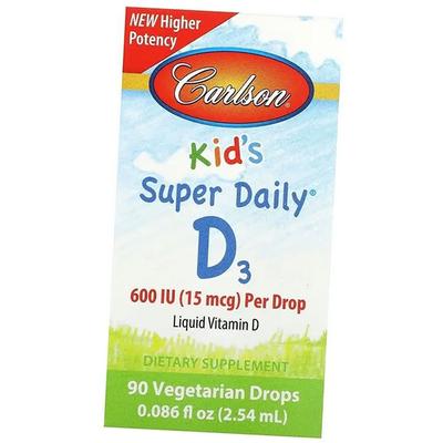 Витамин Д3 для детей, Kid's Super Daily D3 600, 2мл (36353103)