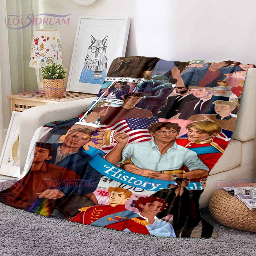 Одеяло из серии красного, белого и королевского синего цвета, мягкое фланелевое одеяло, одеяло для дома, спальни, дивана, пикника, путешествия, офиса, отдыха