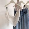 Trendy Lace Trim Fart Curtain Hollowed-out Slim Fit Triangular Headscarf Pretty Y2K Apron Wrap Skirt Summer