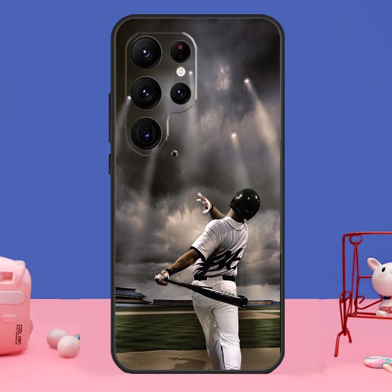 Бейсбольный чехол для Samsung Galaxy S23 S24 Ultra S21 S22 Plus Note 20 Note 10 S8 S9 S10 S20 FE Cover