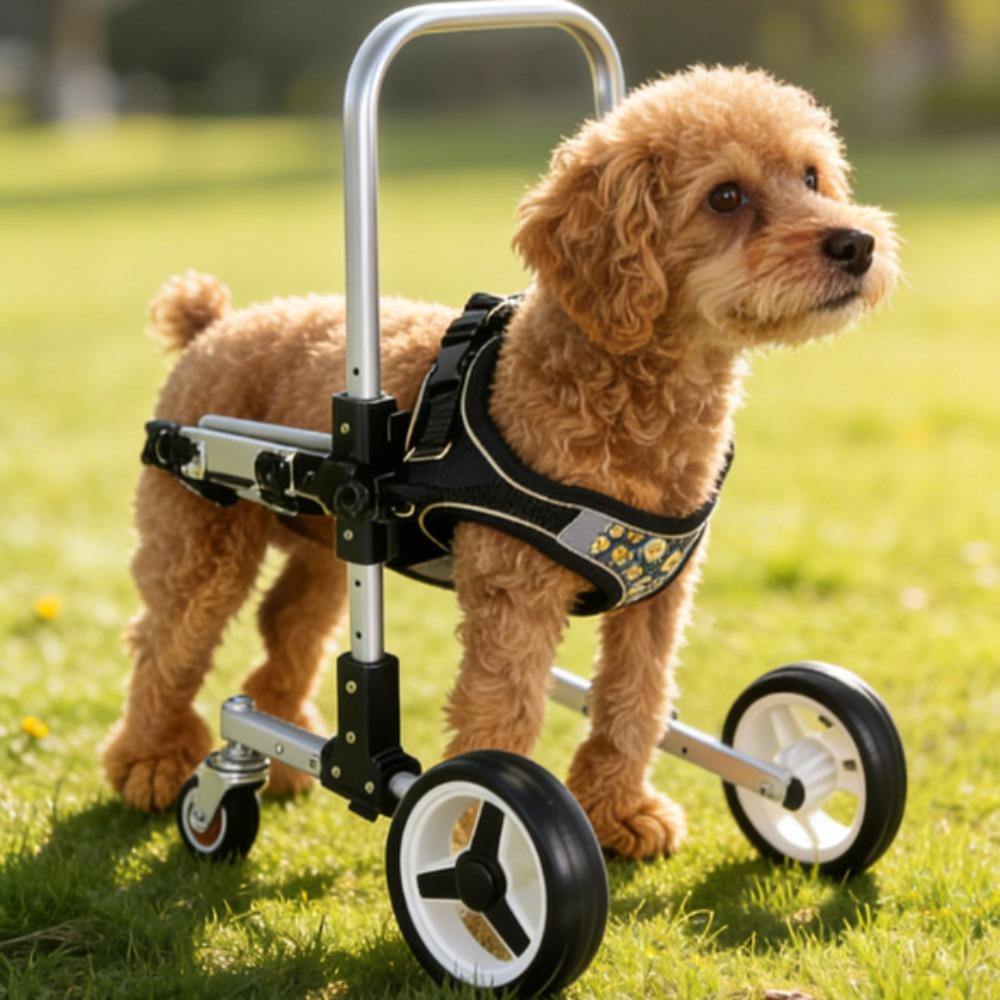 Pet Forelimb Wheelchair Breathable Small Dog Assisted Vehicle Adjustable Height Cat and Dog Forelimb Disabled Wheelchair