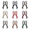 Retro Leather Suspenders Metal Clip Suspender Clip Simple Suspenders for Men  Gift