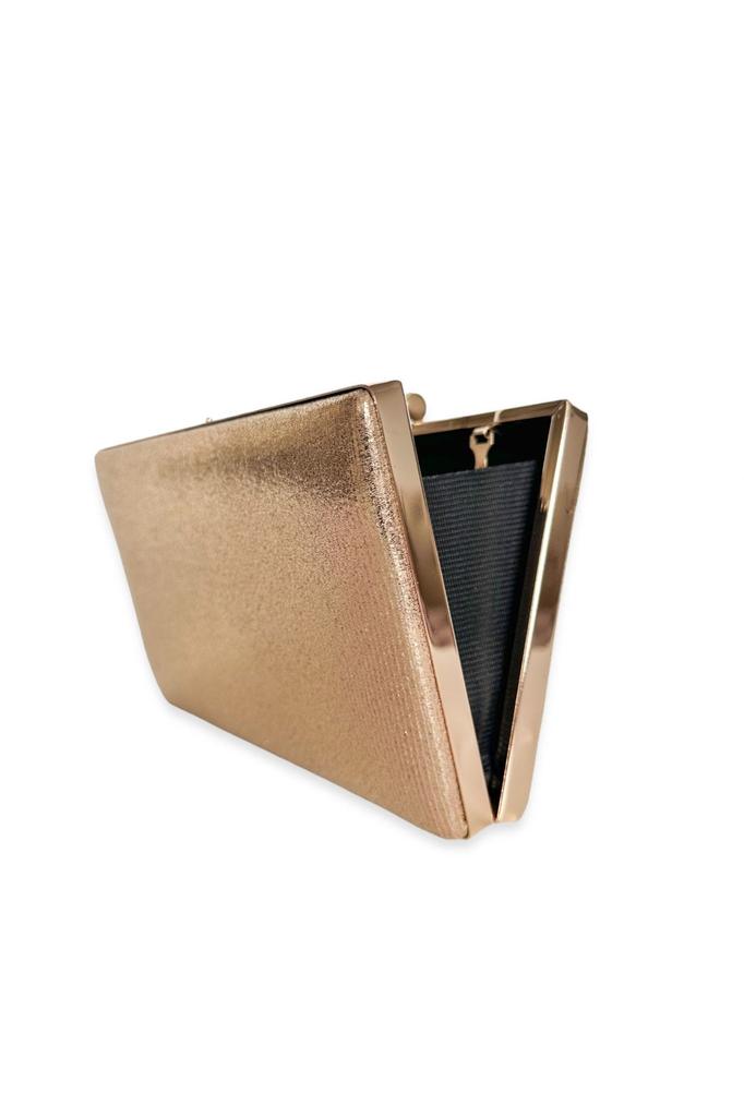 Women's Stylish and Useful Evening Dress Bag Gold Gold Dore Color Stone Case Evening Dress Bag Evening Bag Wedding Engagement Bag Clutch Bag