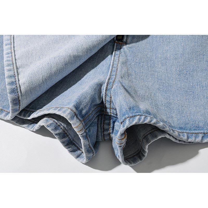 Синяя джинсовая юбка для женщин, летняя, с высокой талией, облегающая, повседневная, трапециевидная, шорты, юбки, винтажная женская одежда 2000 года, большие размеры