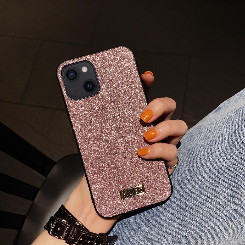 Bling Glitter Case For iPhone 16 Pro Max 15 Plus 14 13 Cover Protective Rhinestone Fashion For Her Woman Girl Luxury