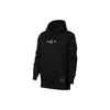 Sports Casual Knitted Hooded Sweatshirt Women Sweatshirts Black DC3940-010