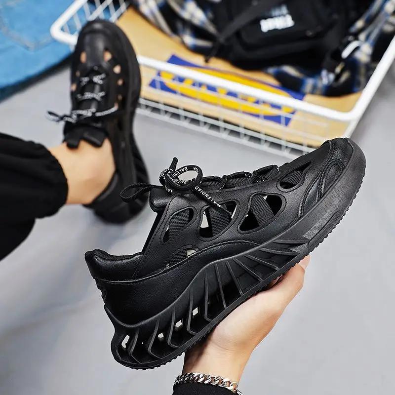 Sports Men's Sandal Height with Platform Running Breathable Outdoor Original Eva Summer Sale Comfortable Stylish Pvc Male Shoe