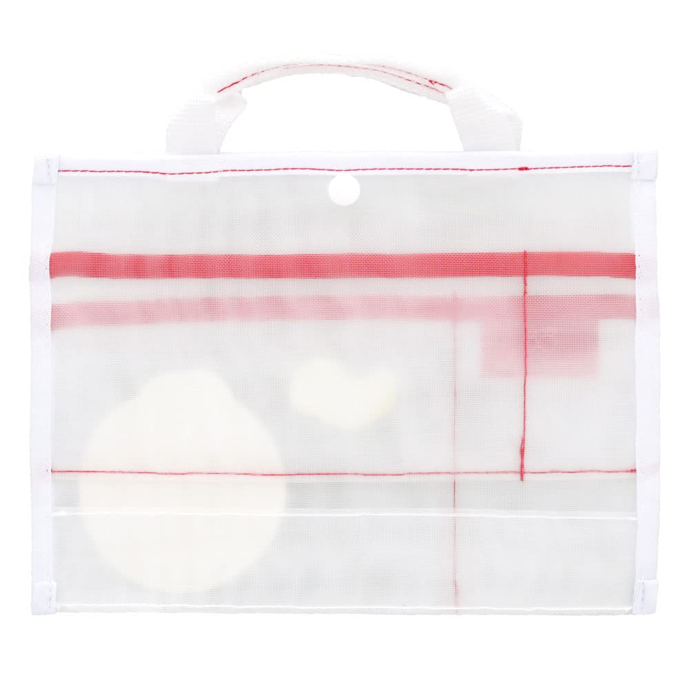 Sunstar Stationery Snoopy Delicious Food Market Mesh Inner S2318652 Pouch, White,