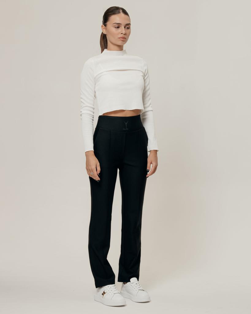 Брюки с высокой посадкой Galife 6934 38 черные