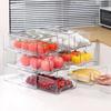 Clear Multilayer Refrigerator Organizer Box for Food, Fruit, Eggs, and Dumplings