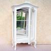 1:12 Dollhouse Miniature Furniture White Wood Display Cabinet Cupboard Showcase
