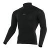 Biogear Breath Thermo Wool Long and Size M High-Neck Shirt, Sleeve, Moisture-Wicking Heat-Generating, Thick, Men's, Black, (E2MJA501)