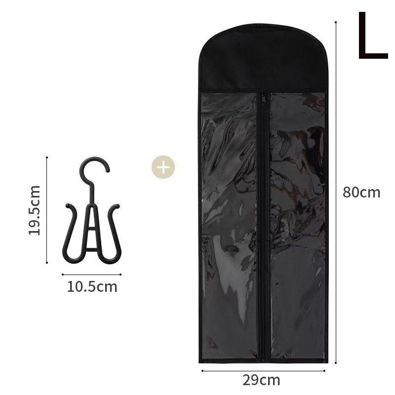 Чехол для хранения париков с вешалкой, водонепроницаемый и пылезащитный, защитный для профессиональных наращенных волос.