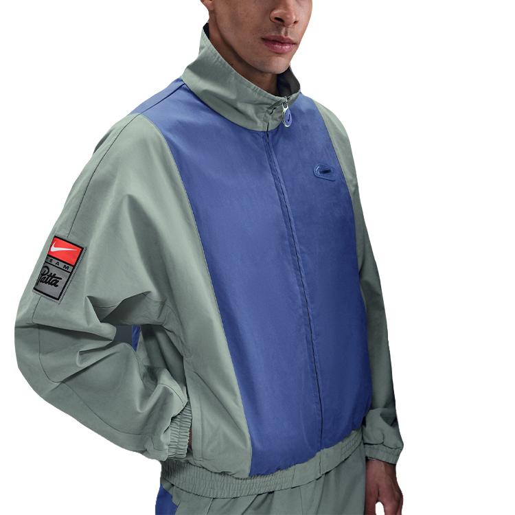 Nike Спортивная куртка на молнии Patta Collaboration Fashion с длинным рукавом Мужские куртки HJ0713-073