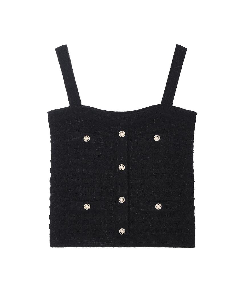 RENEJ Tweed Sleeveless Knit
