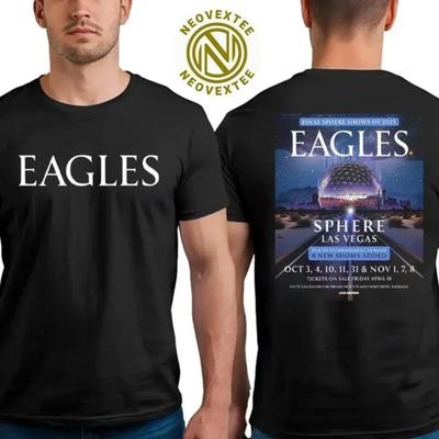 Футболка, вдохновленная туром Eagles Final Sphere Shows, даты которого приходятся на октябрь-ноябрь 2025 года