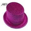 Reusable Party Hats for Annual Events Shiny Top Hats, Glitter Hat Adult Kids, Colorful Magician Hat, Victorian Dress Up Christmas Sparkling