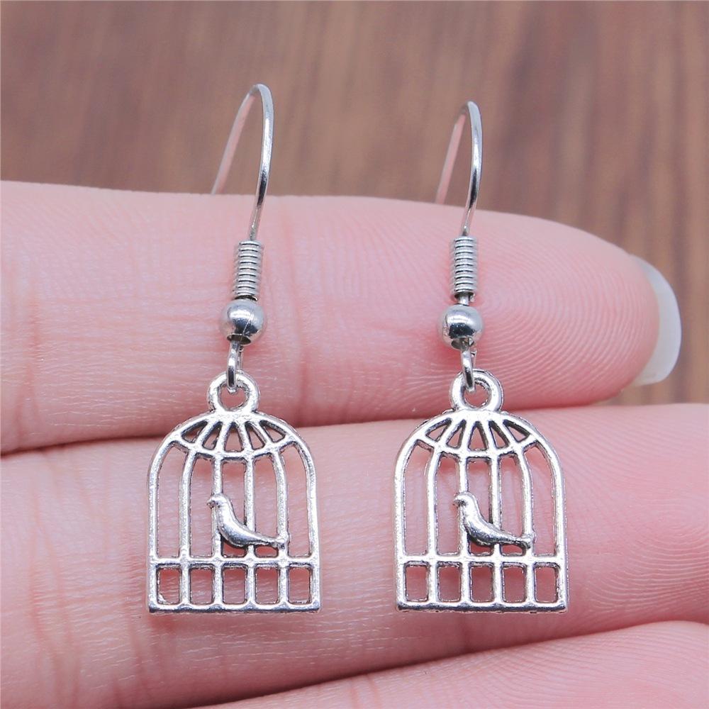 53 Стиля Серьги с Птицами для Женщин Винтажные Сова Голубь Павлин Феникс Ласточка Перо Колибри Фламинго Попугай Серьги
