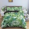 Тропические листья Пододеяльник Твин Кинг Узор пальмовых листьев Комплект постельного белья для комнаты мальчика девочки Ботанический Чехол для одеяла с листьями монстеры