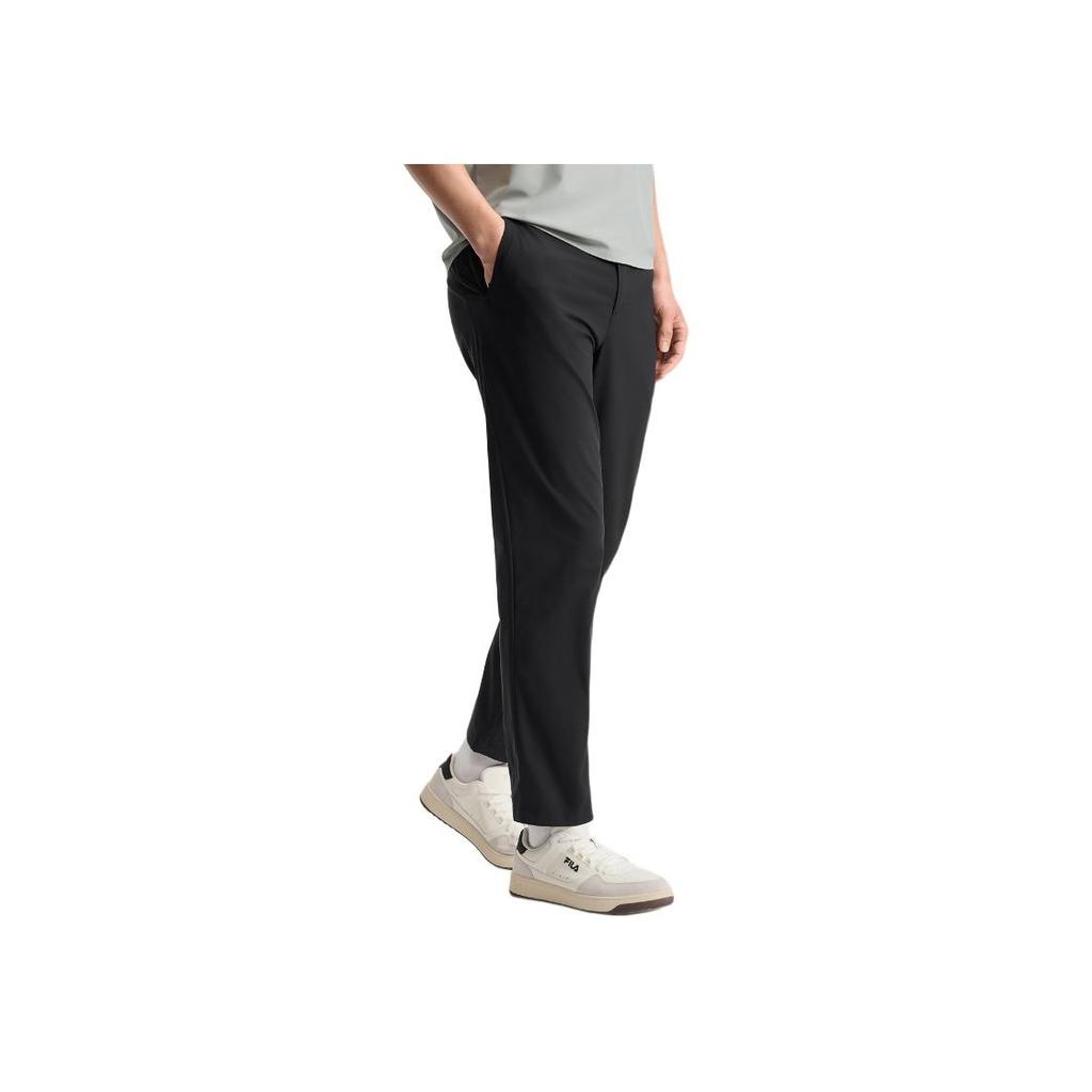 New FILA Casual Pants Men's Jet Black BK F11M522802F-BK