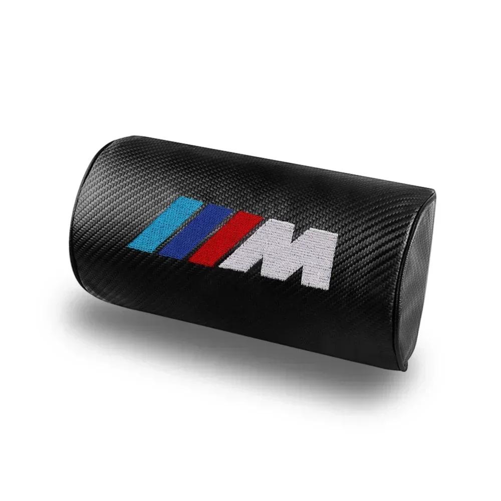 Подушка для подголовника шеи автомобиля из углеродного волокна Для BMW M M3 F10 F30 F20 E28 E36 E39 E46 Performance X1 X2 X5 Аксессуар для поддержки головы сиденья