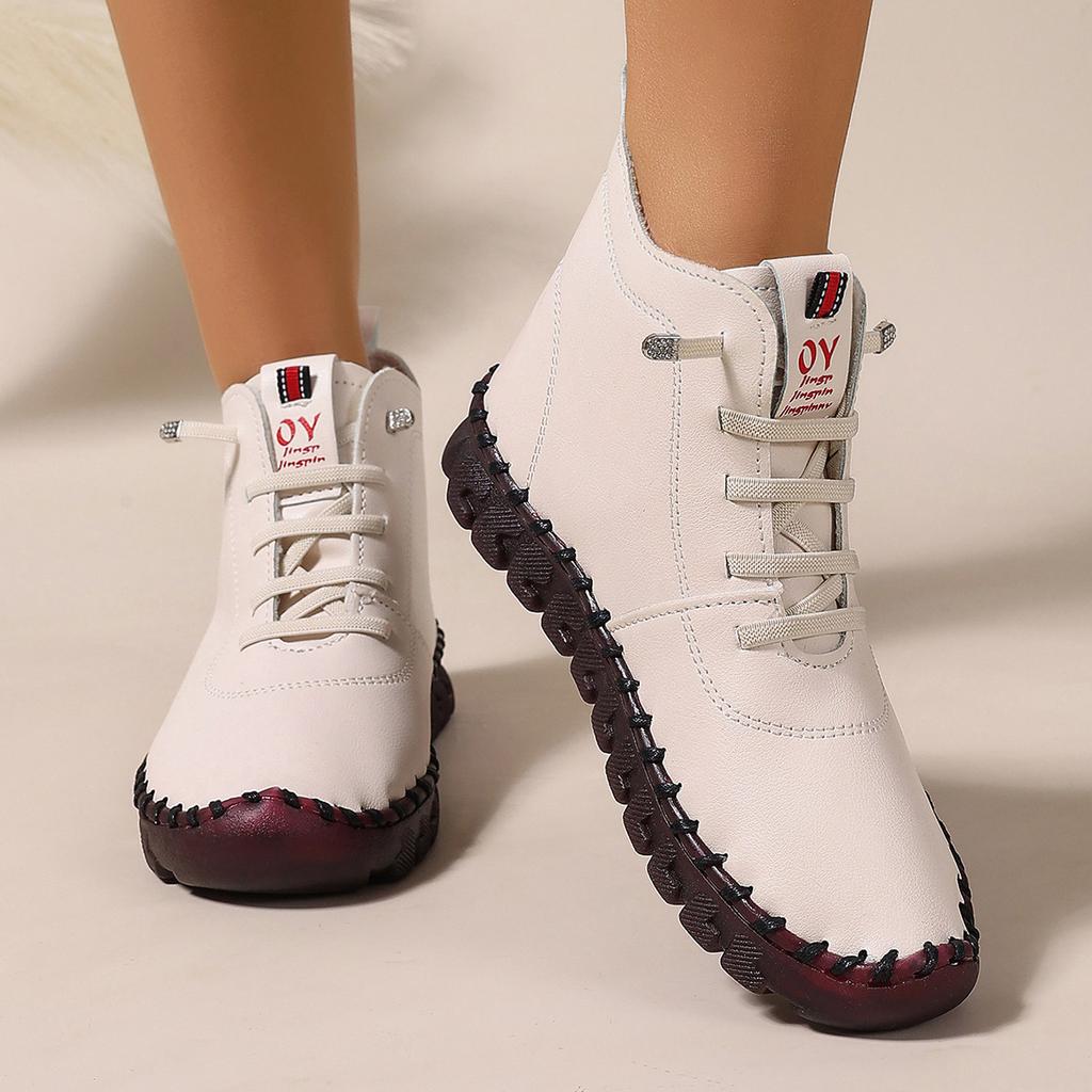 Женская обувь удобная и дышащая, обувь с высоким верхом, весенне-летняя ручной работы с мягкой подошвой