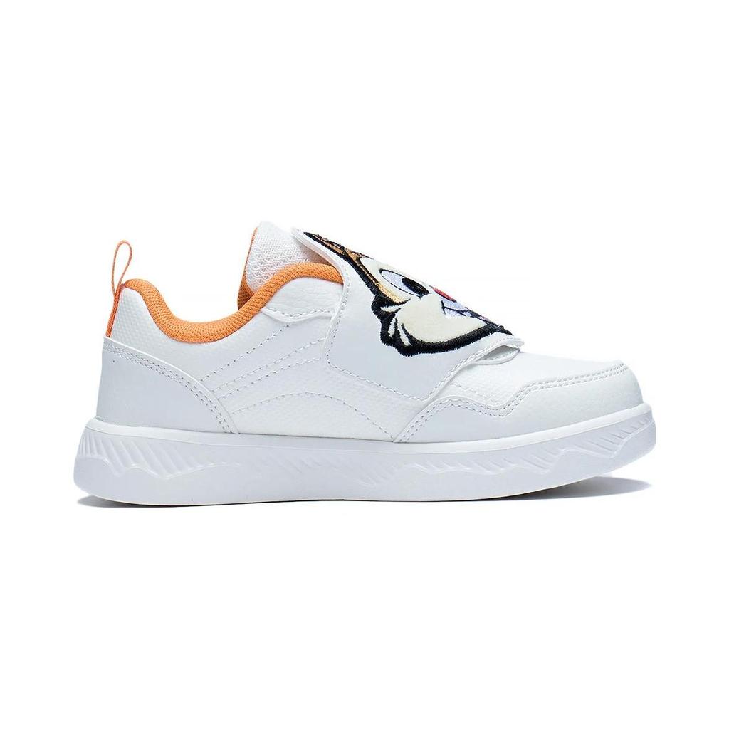 Li Ning X Disney Chip And Dale Comfortable Versatile Shock Absorbing Kids Casual Shoes Kids Casual Shoes White YKNS080-13