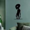 1pc Alien Theme Decor - Fascinating Wall Art Decorations for Indoor Livingroom, Black Classic with Metal Wall Hanging