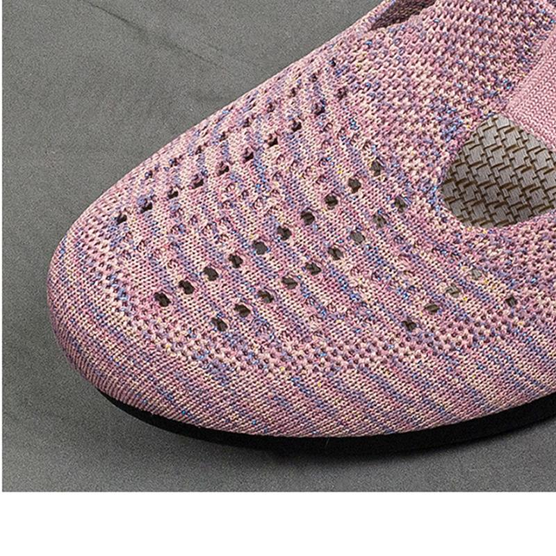 Весенне-летние дышащие сетчатые туфли-лодочки, женские дышащие полые сандалии, пляжная обувь с отверстиями