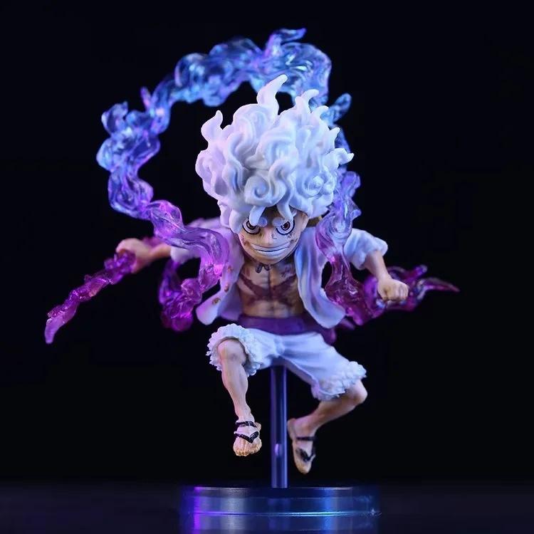One Piece Gear 5 Солнечный Бог Ника Луффи Аниме Фигурки ПВХ Модель Игрушки 10см