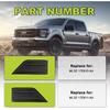 2Pcs F150 Front Bumper Repair Guards Pads Cover Ert Cap Compatible With Ford F-150   , Replace# ML3Z-17E810-AA ML3Z-17E811-AA For Left & Right Side