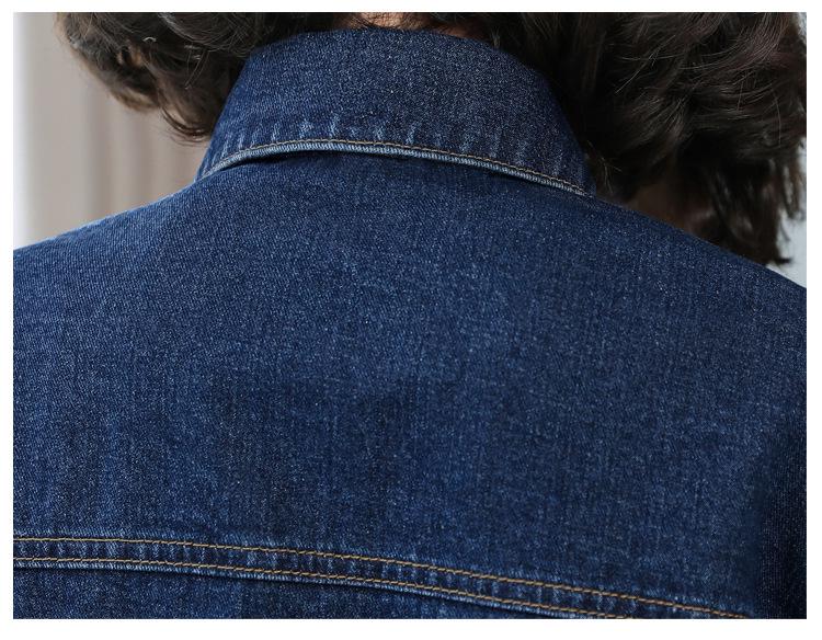 2024 Женская джинсовая куртка свободного кроя — весна и осень в стиле Гонконга