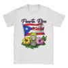 Coqui Frog Puerto Rico Flag Puerto Rican TShirt for Men Round Neck Cotton T Shirt  Short Sleeve Tee Shirt Big Size Clothing