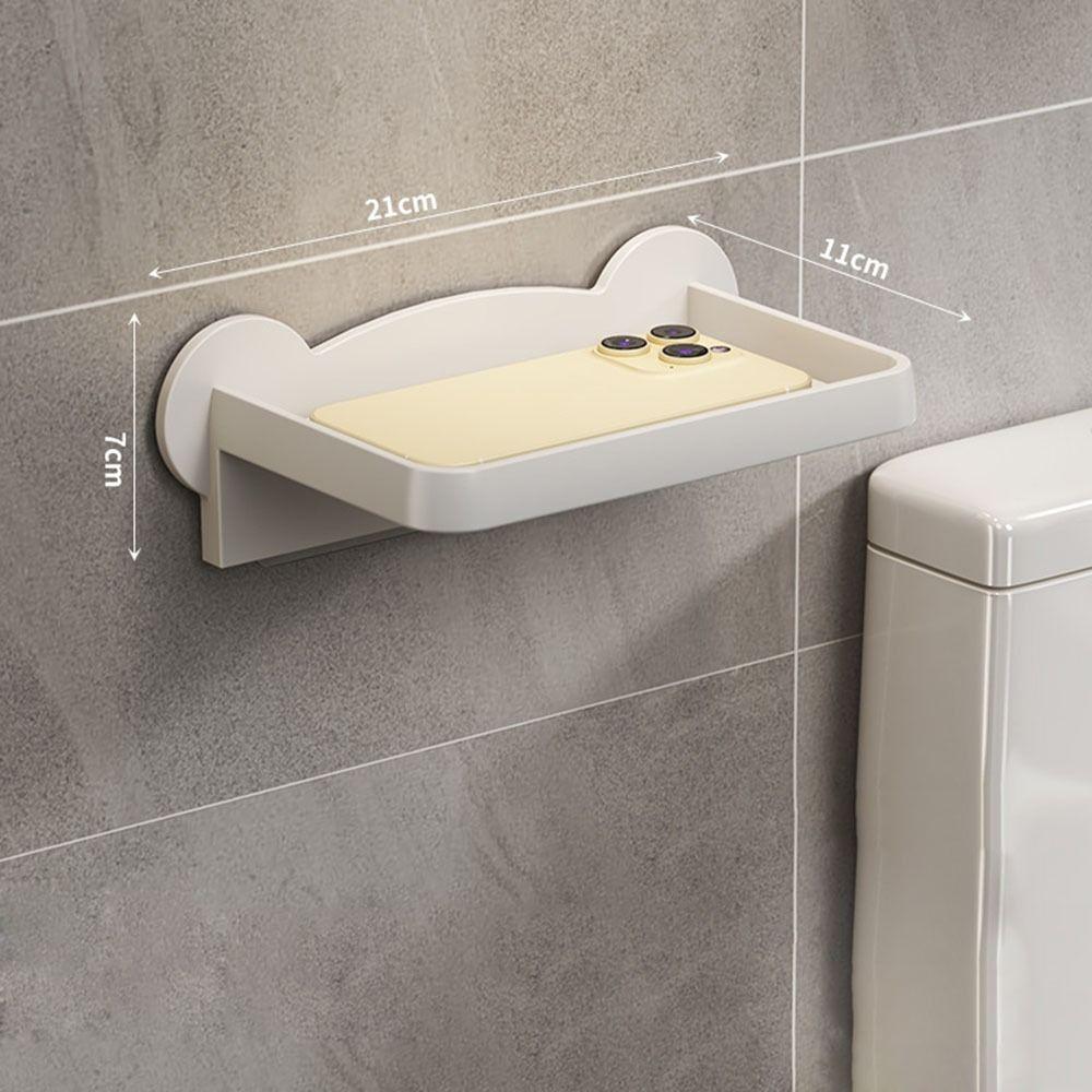 Держатель для туалетной бумаги без сверления, настенный, коробка для салфеток, полезная подставка для мобильного телефона, дом