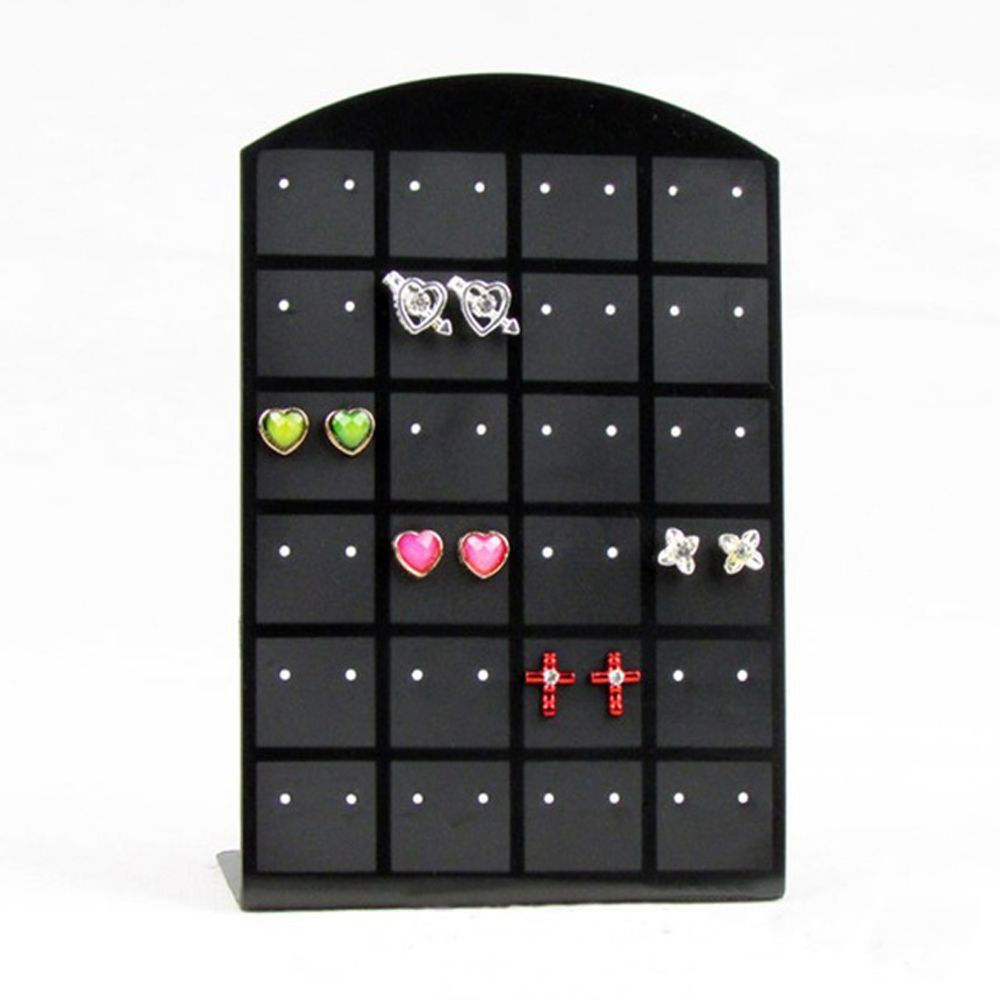 Women Show Holder Convenient Display Pairs Earrings Jewelry Rack Earring Box Jewelry Frame