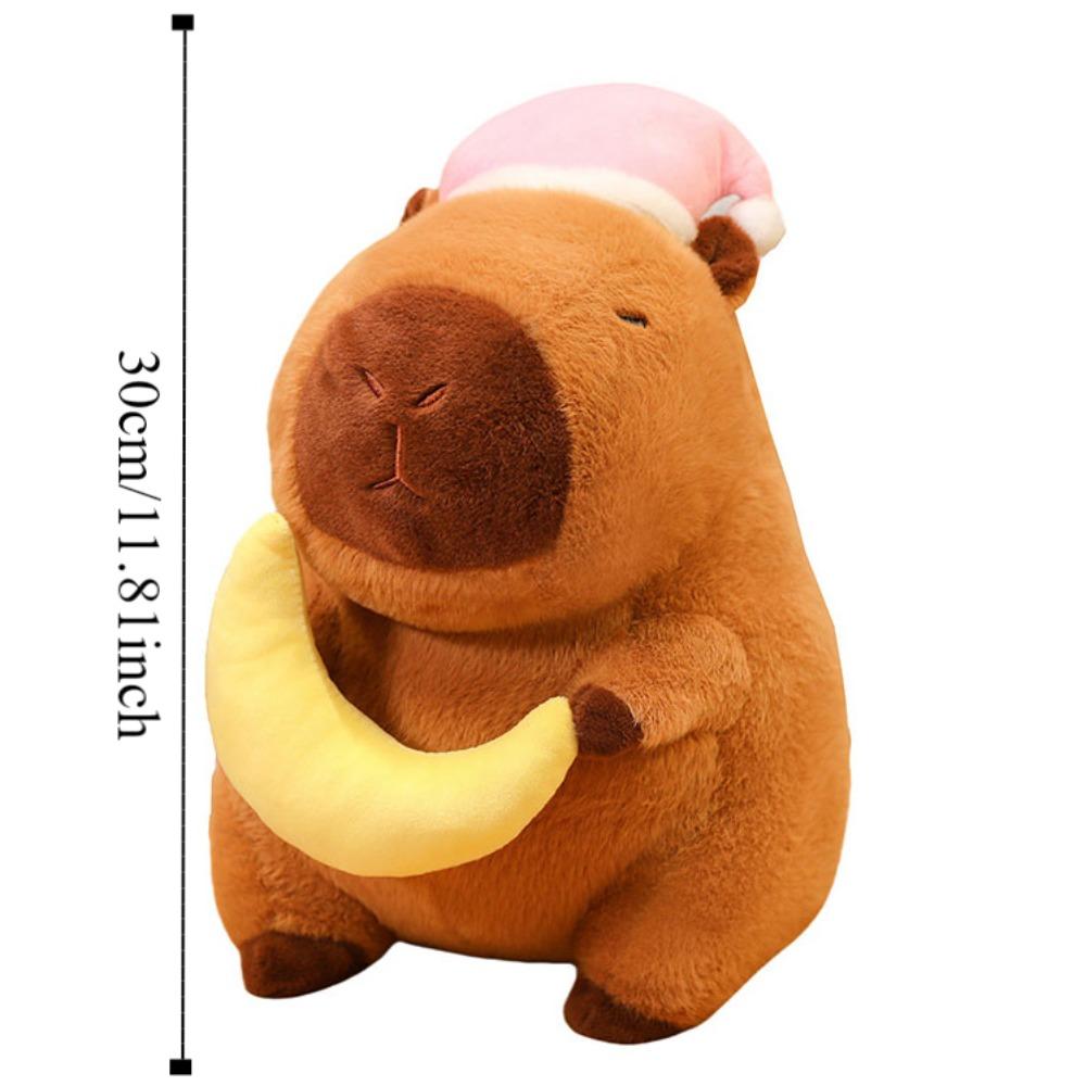 Moon Goodnight Capybara Doll Star Capybara Fluffty Doll Capybara Plush Toy Christmas