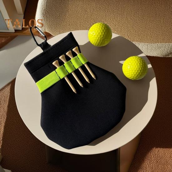 Держатель для мяча для гольфа, неопреновый чехол для мяча для гольфа с зажимом, переносная сумка для переноски аксессуаров для гольфа для игроков в гольф