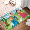 Custom Heidi Peter And Grandpa Doormat Anti-Slip Entrance Bathroom Kitchen Floor Door Mats Garage Rug Carpet Footpad
