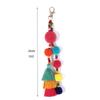 Colorful Boho Style Keychain Tassel Boho Style Keyring  Jewelry Gift