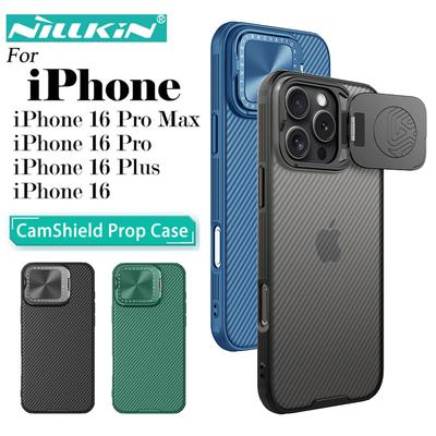 Для iPhone 16 Pro Max чехол для телефона Nillkin CamShield Prop жесткий PC+TPU чехол противоударный задний чехол