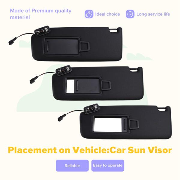 1 пара солнцезащитных козырьков (5G0857551 и 5G0857552) для Volkswagen Golf 7