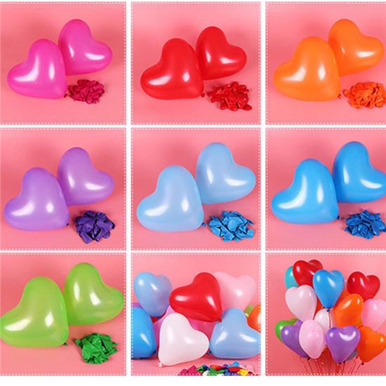 10 шт., латексные шары с красным сердцем, воздушный шар с днем ​​рождения, украшения для дня рождения, детский свадебный шар