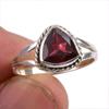 Натуральный гранат драгоценный камень 925 пробы серебро ювелирное кольцо размер 8.5 i8s68