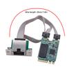 M.2 Gigabit Network Adapter 2.5G/1000/100Mbps M2 RJ45 PCIE Bus Network Card RTL8125BG Chip Ethernet Adapter Mini PCIE