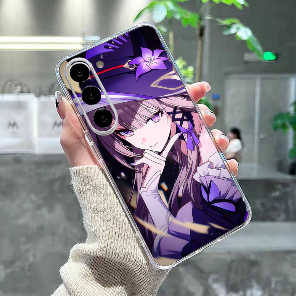 Чехол для телефона Honkai Star Rail Herta для Samsung S26 S25 S24 Ultra S23 Fe S22 S20 S21 Plus Plus 5G Fe Прозрачная крышка