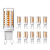 10 шт. Светодиодная лампа G9 с диммированием, без мерцания, 220 В, 45 светодиодов 2835SMD, 4 Вт, керамический держатель, освещение для люстр