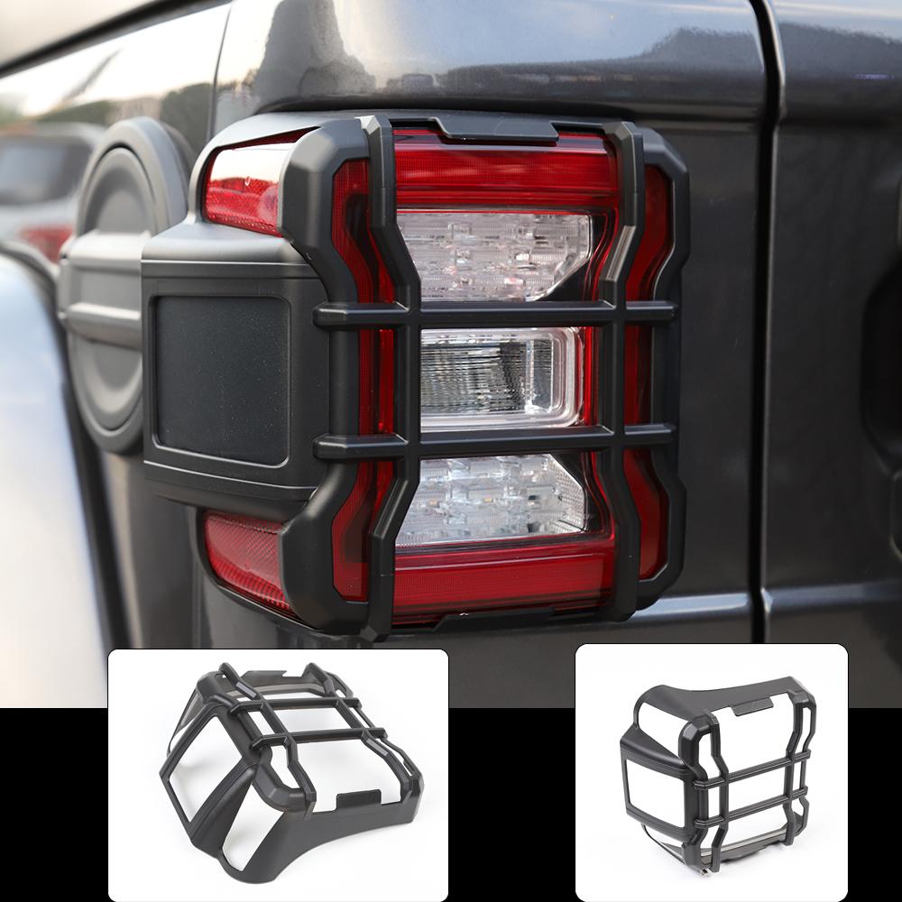 Автомобильная декоративная накладка заднего фонаря из АБС-пластика для Jeep Wrangler JL 2018-2023 годов, применимый светодиодный источник света