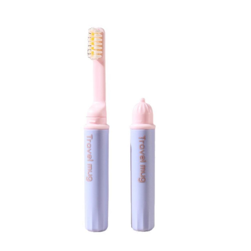 Plastic Folding Toothbrush Adults Children Tooth Brush  Travel Camping Hiking Outdoor Supplies